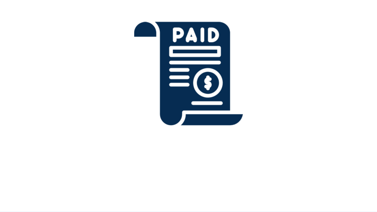 Clip art of paper bill. Links to collections page.
